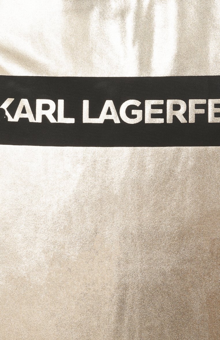 Детского слитный купальник KARL LAGERFELD KIDS золотого цвета, арт. Z30442 | Фото 3 (Нос: Не проставлено; Девочки Кросс-КТ: Купальники-пляж; Материал внешний: Синтетический материал; Автоматизация состава: Проставлено; Ростовк�а одежда: 12 лет | 152 см, 13 - 15 лет | 158 см, 16 лет | 164 см, 7 лет | 122 см, 9 лет | 134 см)