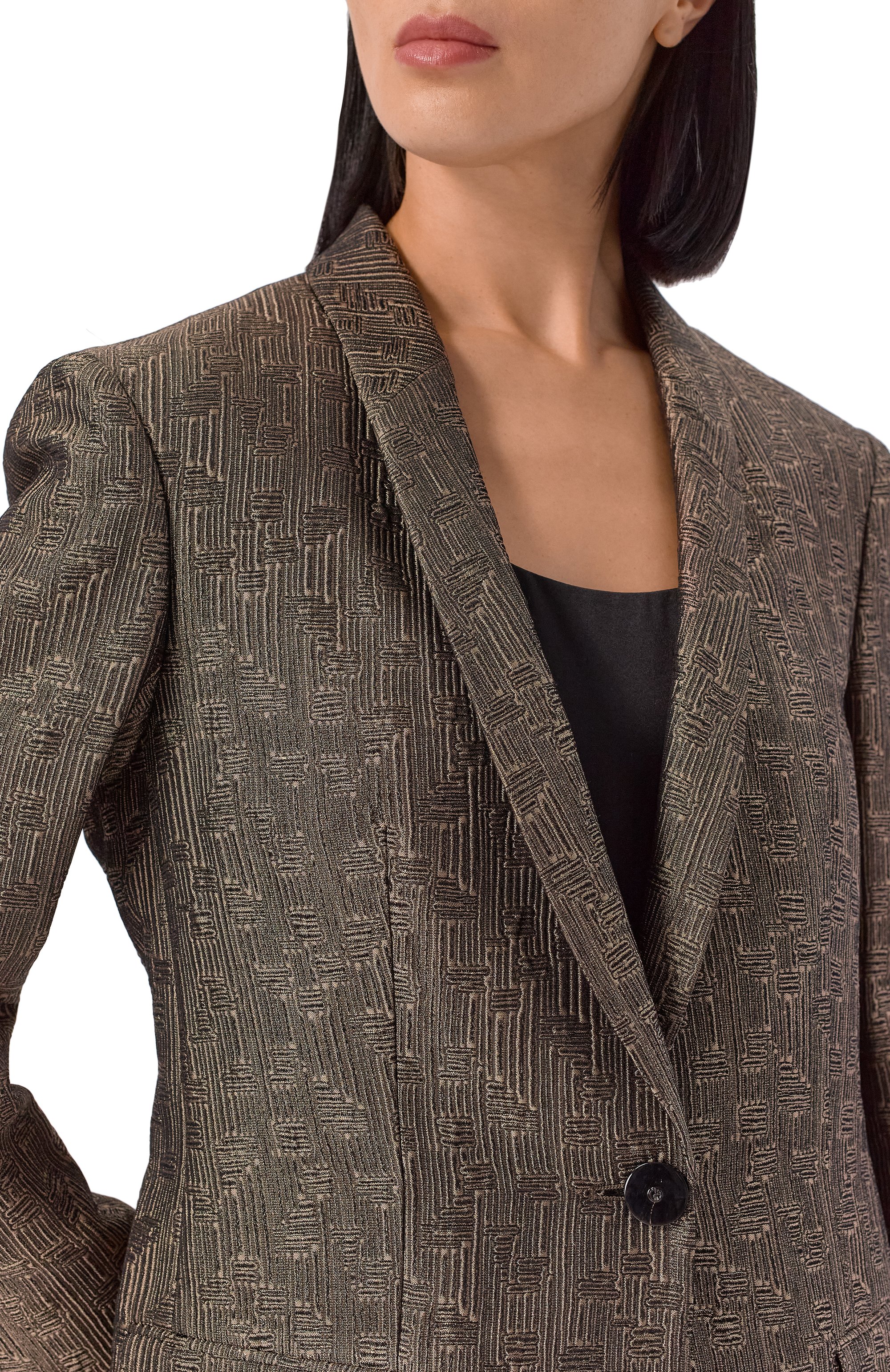 Жакет из шелка и шерсти GIORGIO ARMANI, арт. GW001951/TE16797, фото 5