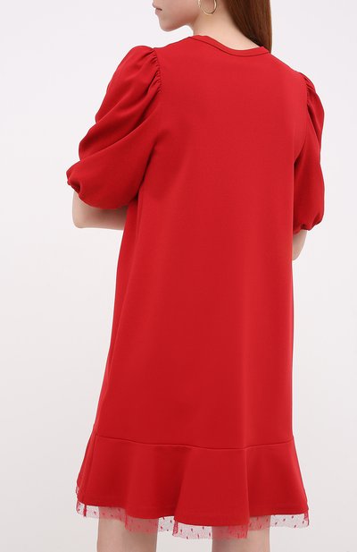 Платье REDVALENTINO красного цвета по цене 44600 руб., арт. UR3MJ05H/5C8, фото 4 Платье REDVALENTINO, арт. UR3MJ05H/5C8, фото 4