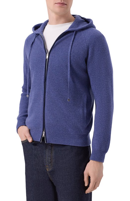 Кашемировый кардиган MVST M25.1PM.K010 Синий  M25.1PM.K010 Фото 3