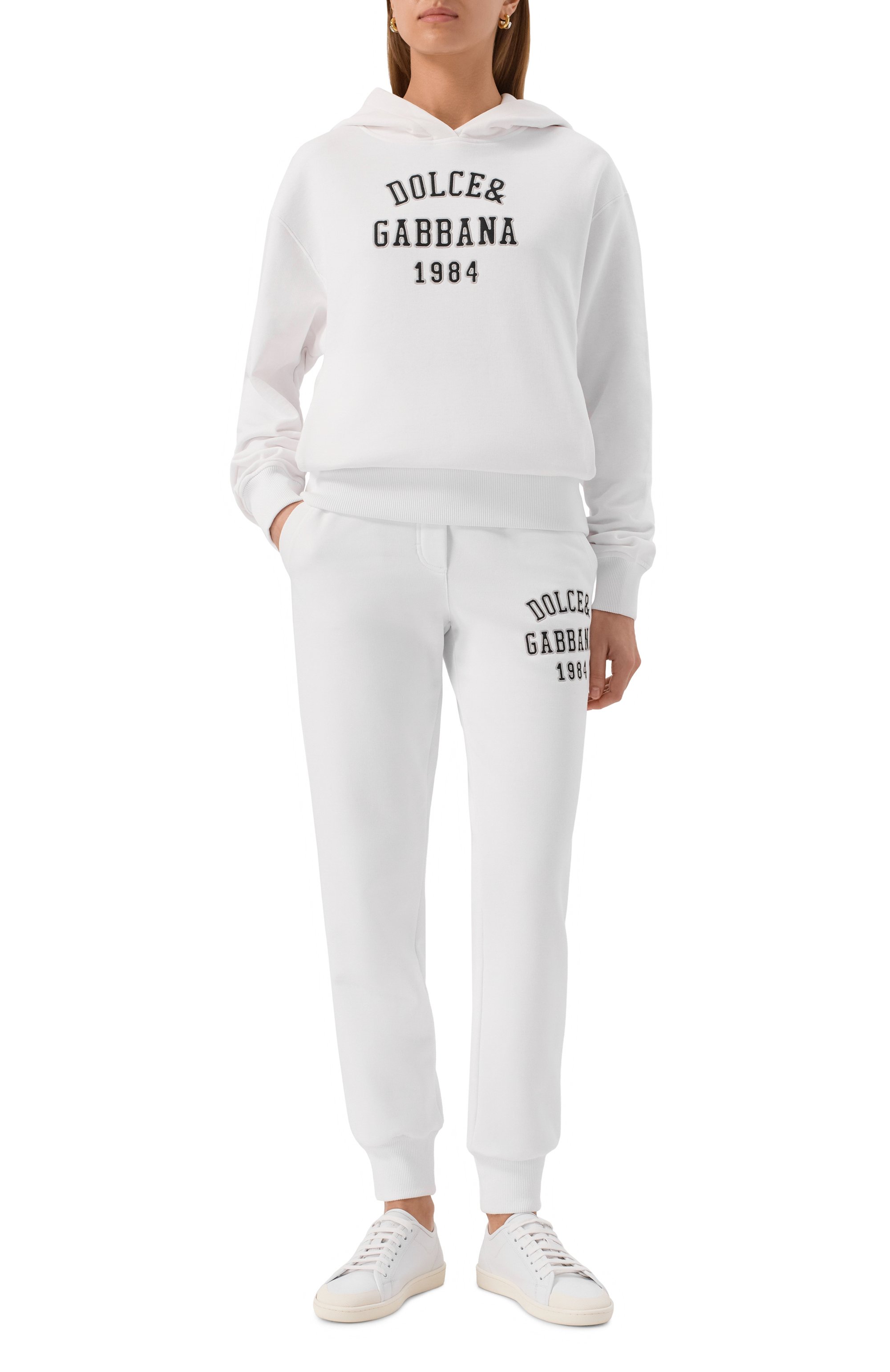 Хлопковые джоггеры DOLCE & GABBANA, арт. FTCQGZ/GDDC4, фото 2