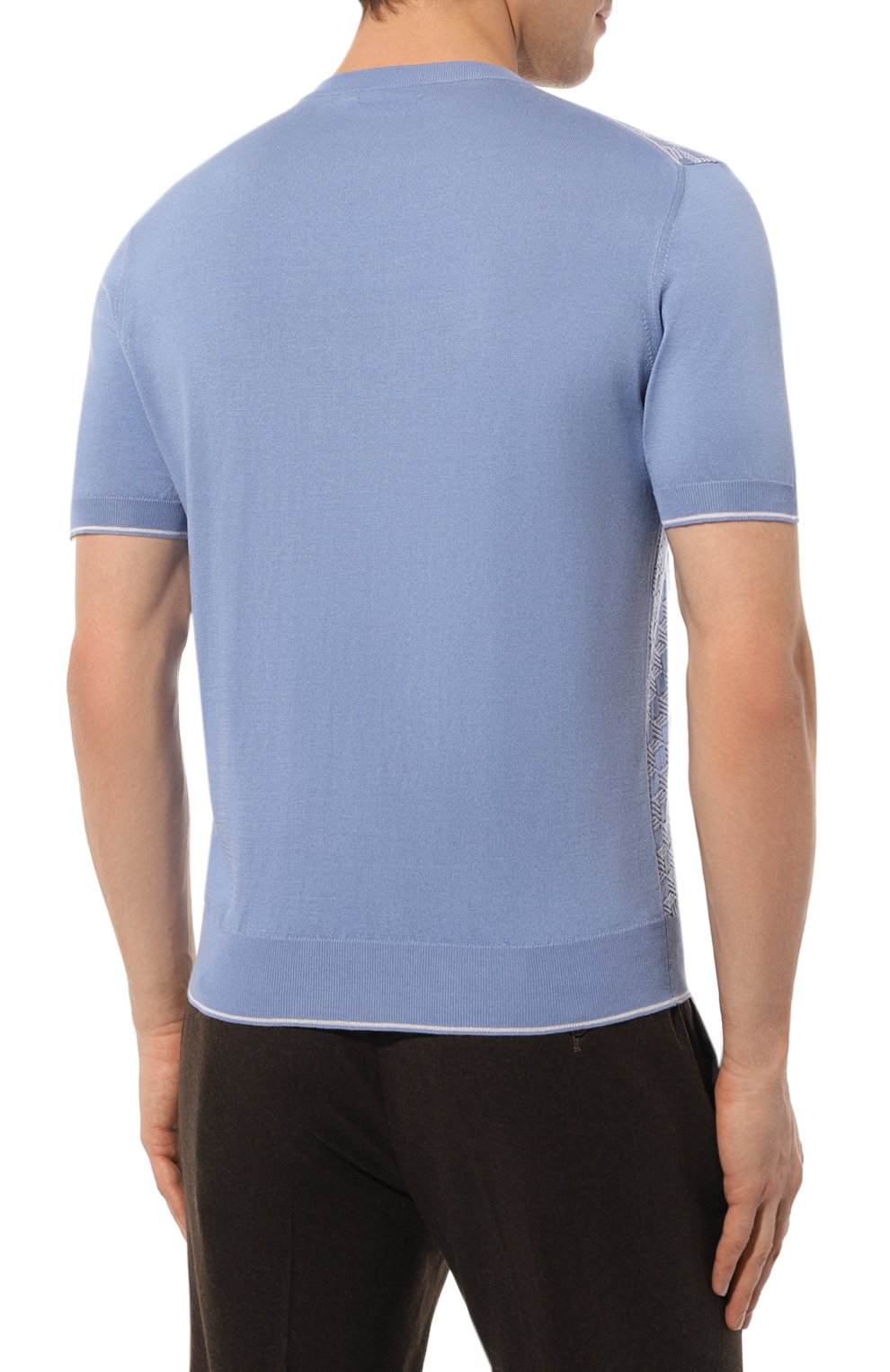 Джемпер из шелка и хлопка STEFANO RICCI, арт. K818048G10/F23176, фото 4