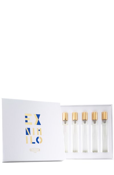 Женский дорожный набор love shot, rose hubris, venenum kiss, devil tender, sweet morphine (5x7,5ml) EX NIHILO, арт. 3770004083558