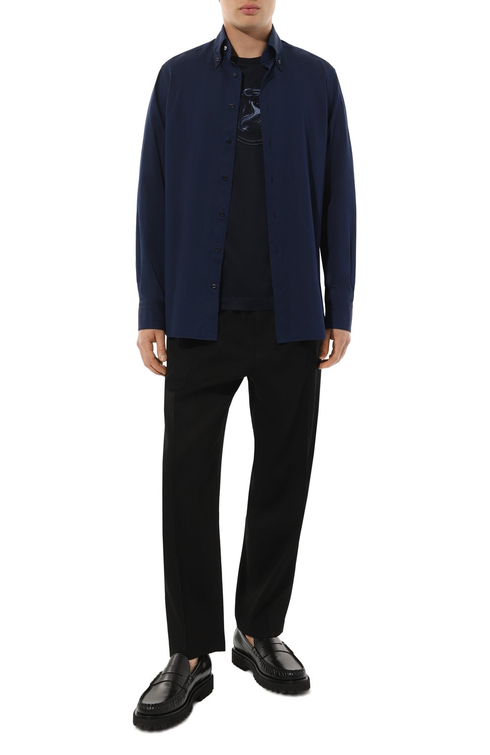 Хлопковая футболка ZILLI, арт. TSR02AZS56014ZS030332, фото 2