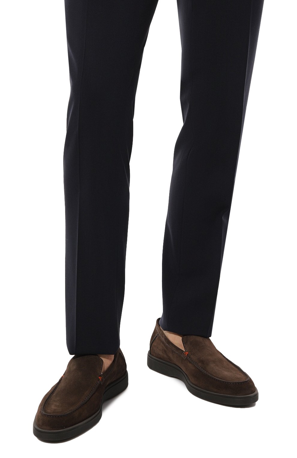 Замшевые лоферы detroit SANTONI, арт. MGDG17824SM0KSJ1, фото 3