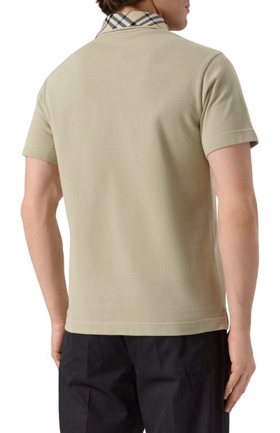 Хлопковое поло BURBERRY, арт. 8103866, фото 4