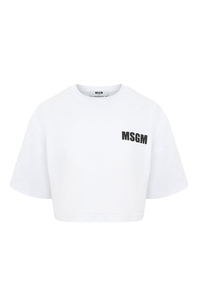 Женская хлопковая футболка MSGM, арт. 3441MDM105 237002