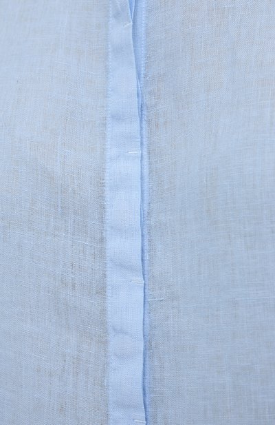 Льняная рубашка 120% LINO голубого цвета по цене 22200 руб., арт. T0W1293/D703/000, фото 5 Льняная рубашка 120% LINO, арт. T0W1293/D703/000, фото 5