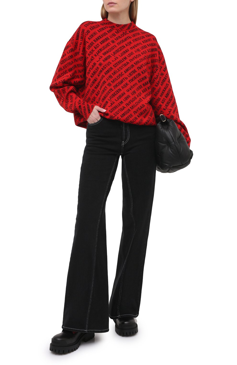 Свитер из шерсти и хлопка BALENCIAGA, арт. 648321/T1596, фото 2