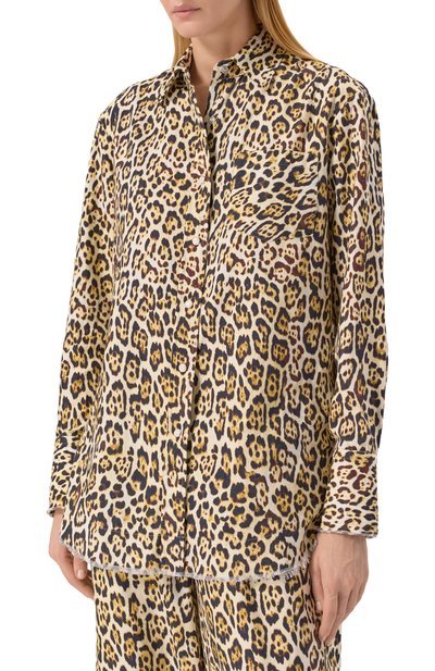 Хлопковая рубашка ACADEMIA, арт. SILVY-P-DESTR0YED/75DM6, фото 3