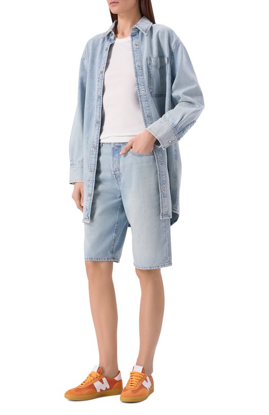 Комбинированные кеды Retro MSGM 4041MDS021/988 Оранжевый  4041MDS021/988 Фото 3