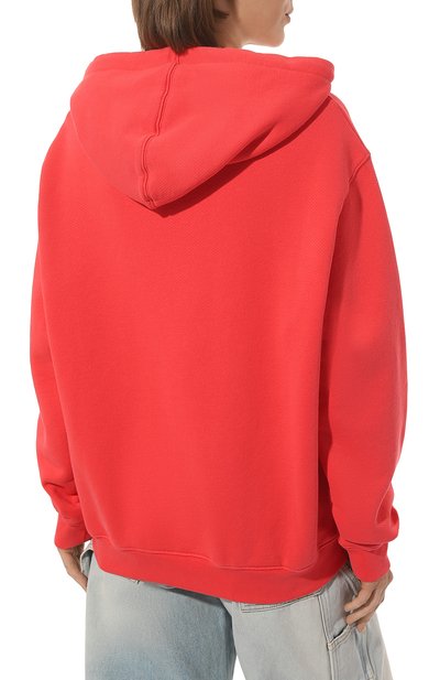Хлопковое худи OFF-WHITE красного цвета по цене 49950 руб., арт. OWBB035S23JER0012901, фото 4 Хлопковое худи OFF-WHITE, арт. OWBB035S23JER0012901, фото 4
