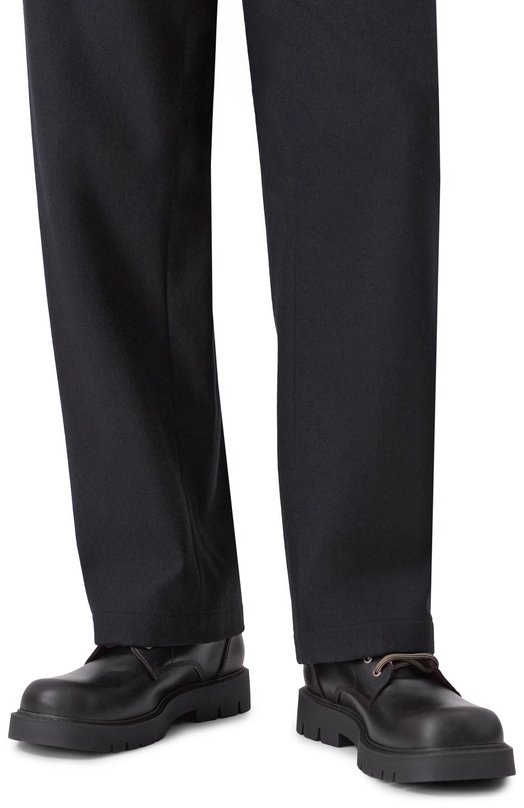 Кожаные ботинки Haddock Bottega Veneta 841489/V2WT1 Коричневый  841489/V2WT1 Фото 3