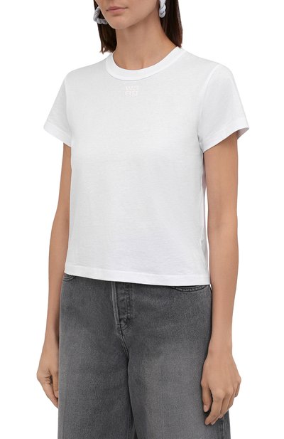 Хлопковая футболка ALEXANDERWANG.T, арт. 4CC3211282, фото 3