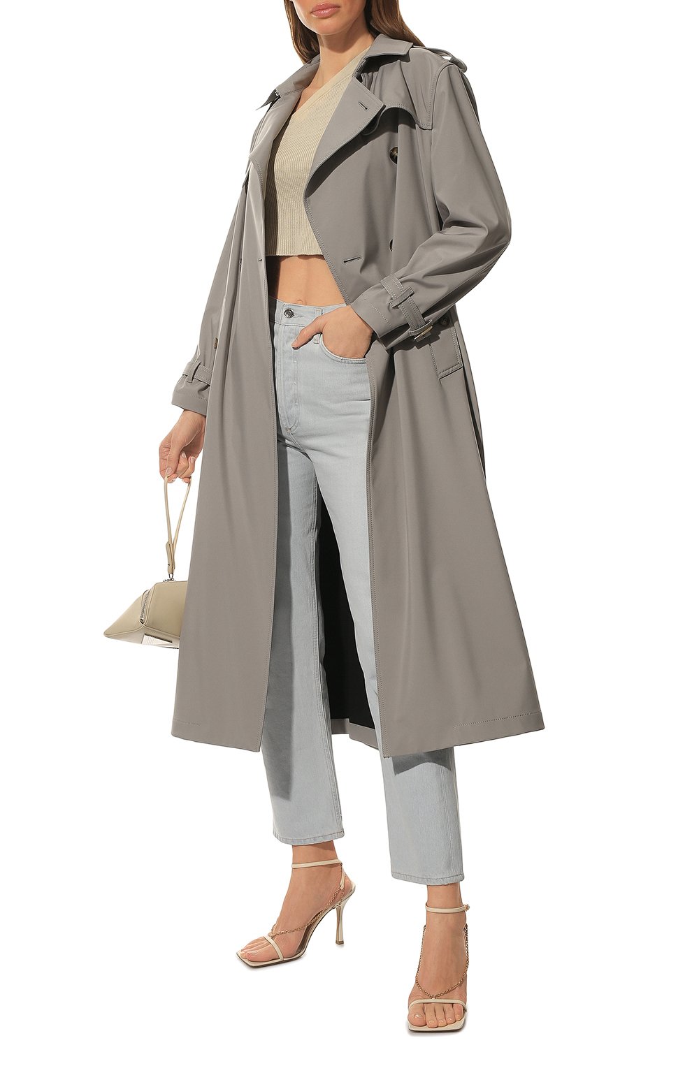 Тренч ULYANA SERGEENKO серого цвета по цене 320000 руб., арт. MNL001SS22Ornella (4366т21), фото 2 Тренч ULYANA SERGEENKO, арт. MNL001SS22Ornella (4366т21), фото 2