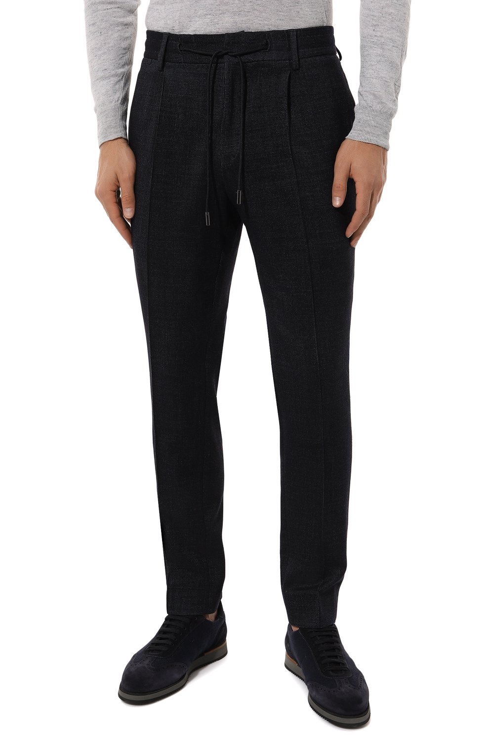 Брюки из шерсти и шелка BOSS CAMEL, арт. 50497612, фото 3