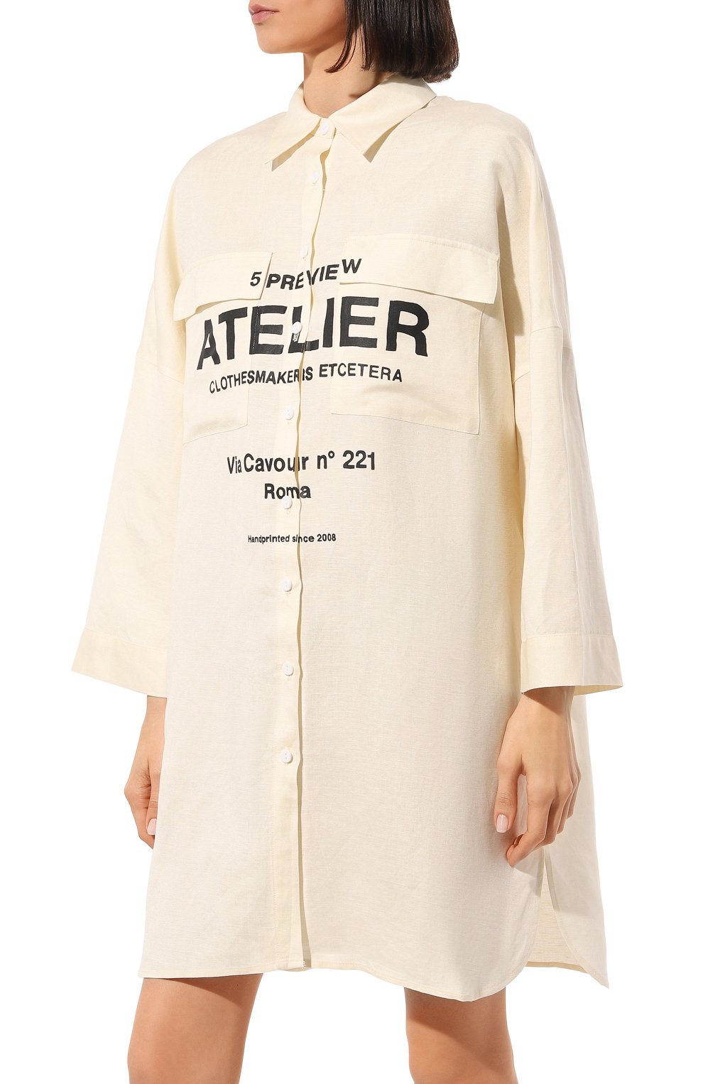 Платье изо льна и вискозы 5PREVIEW, арт. 5PWSP23020, фото 3