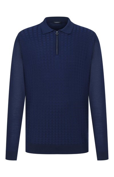 Мужская поло из шелка и хлопка STEFANO RICCI, арт. K212038P30/F26194_001