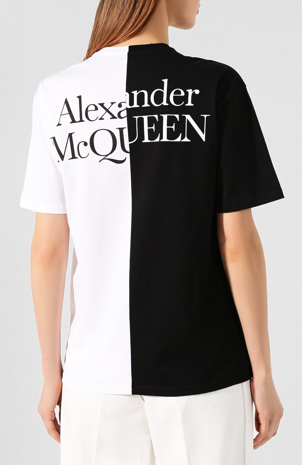 Хлопковая футболка ALEXANDER MCQUEEN, арт. 610929/QZAAY, фото 4