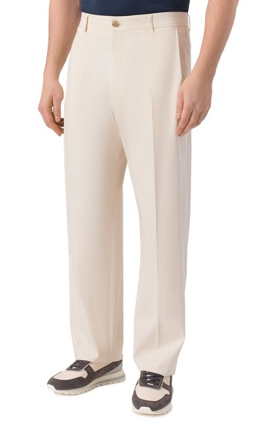 Брюки из лиоцелла и хлопка PAUL&SHARK, арт. 26414019, фото 3