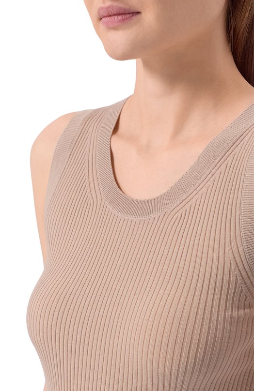 Шерстяной топ Petar Petrov S26K27 Бежевый  S26K27 Фото 5