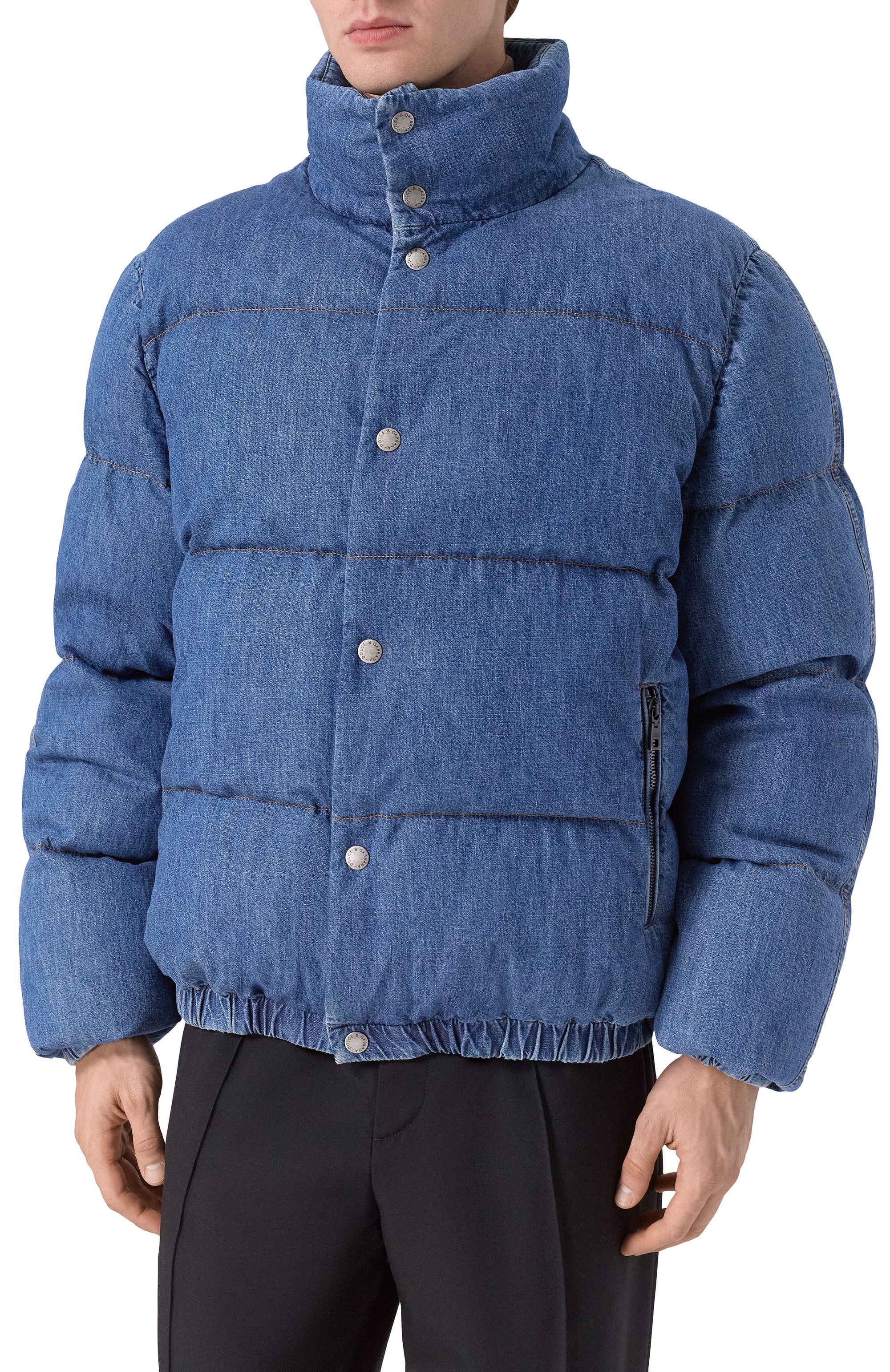 Джинсовый пуховик DOLCE & GABBANA, арт. G9BUCD/G8NW5, фото 3