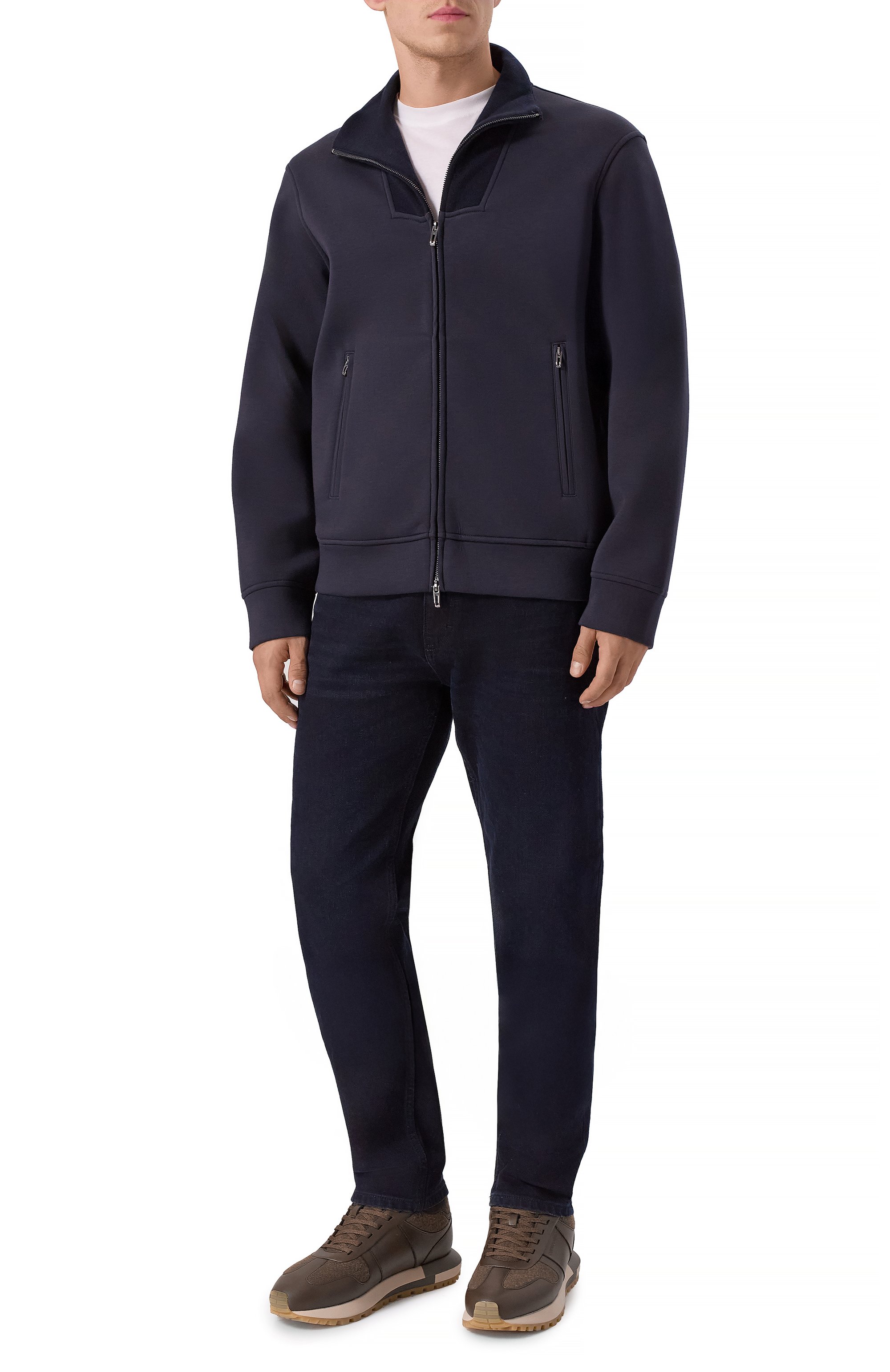 Кожаные кроссовки EMPORIO ARMANI, арт. EM002851/AF18013, фото 2