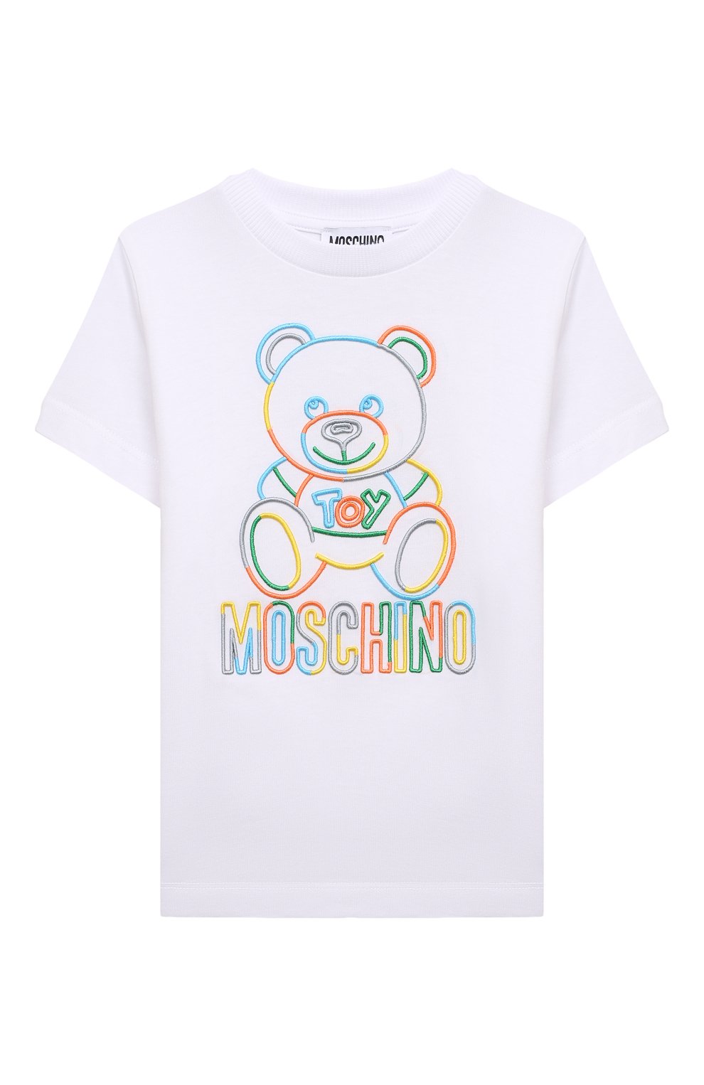 Хлопковая футболка MOSCHINO, арт. HUM03F/LAA17/4A-8A, фото 1
