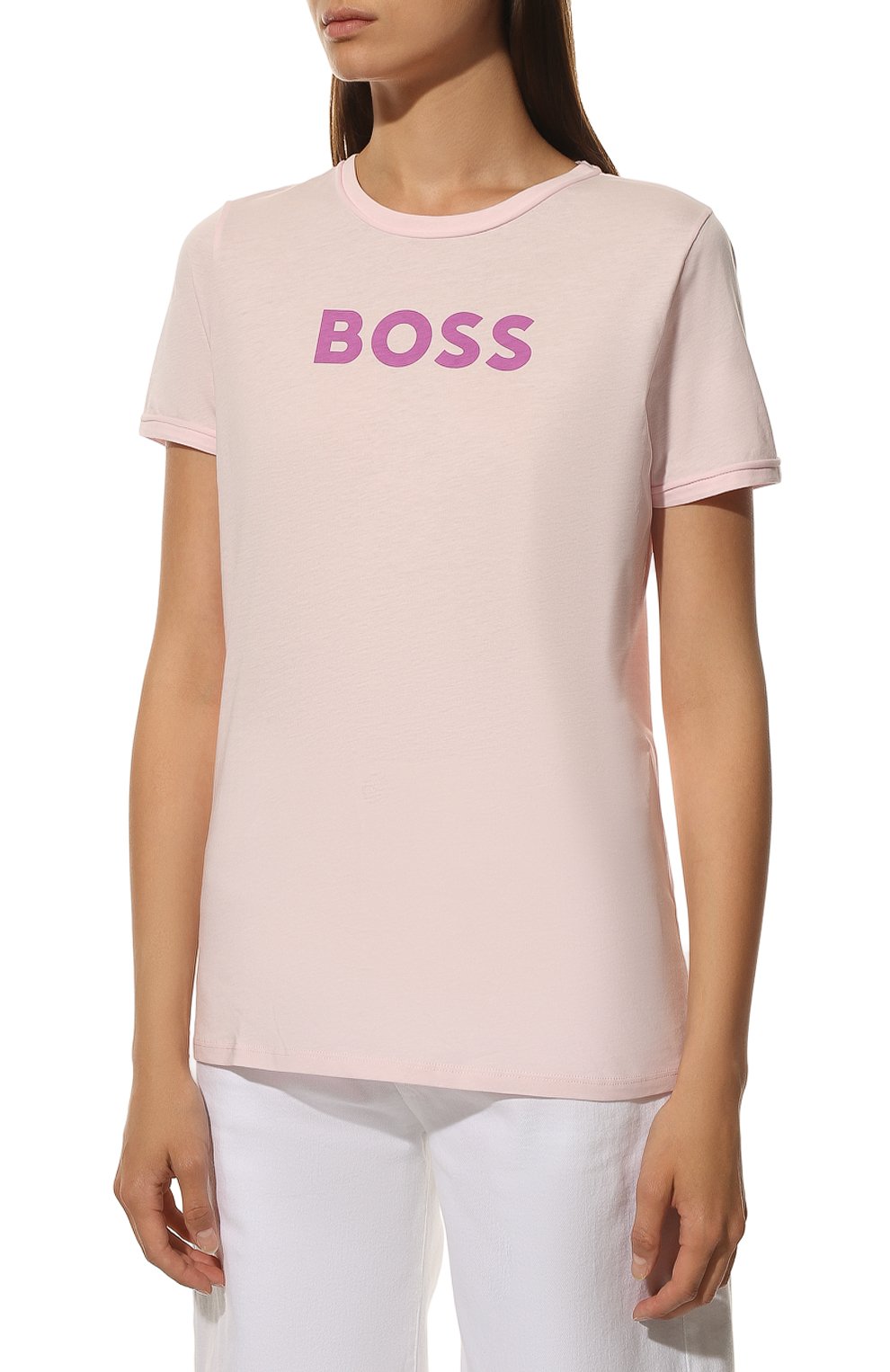 Хлопковая футболка BOSS, арт. 50472255, фото 3