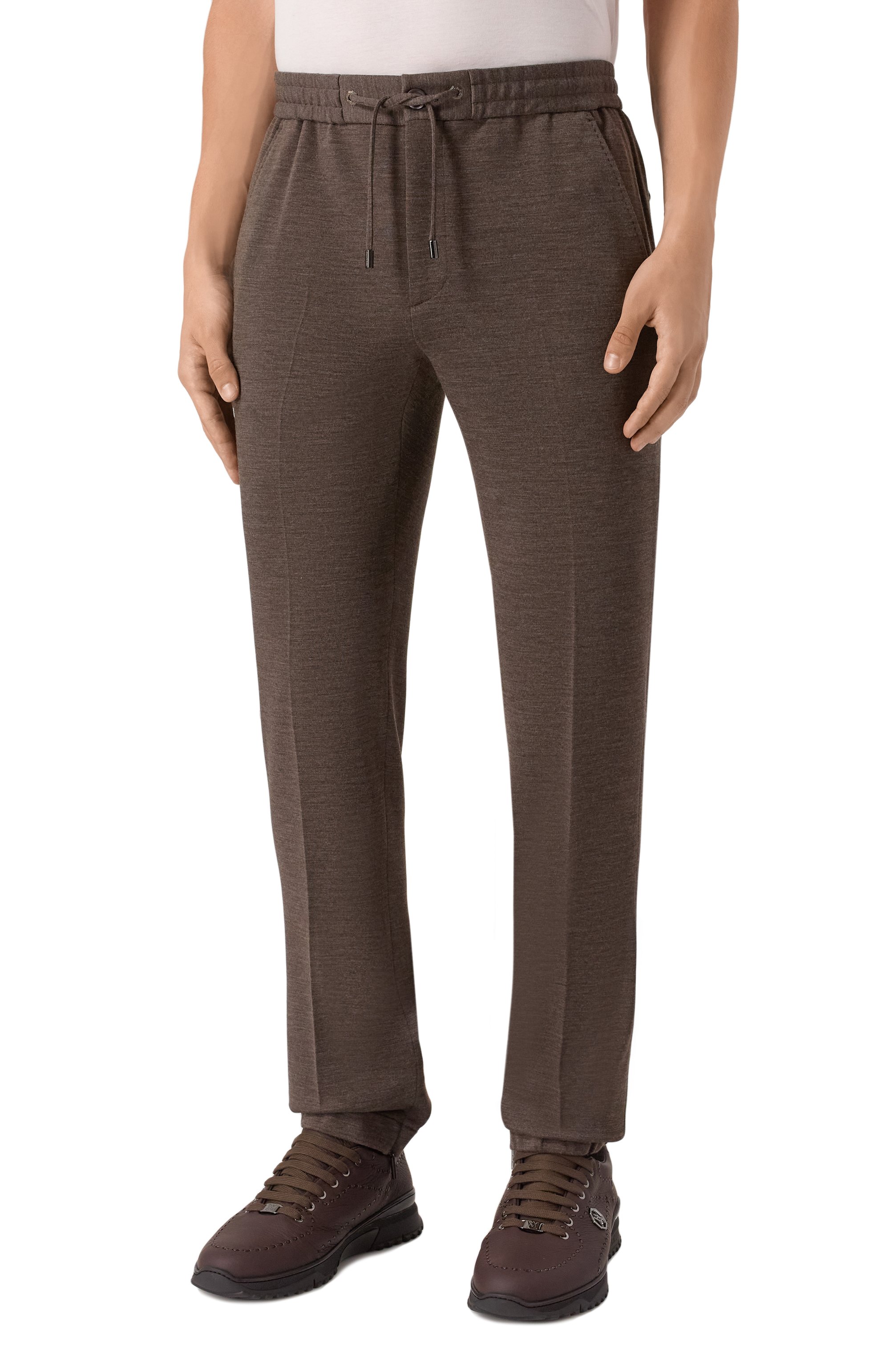 Шерстяные джоггеры STEFANO RICCI, арт. M1T5300030/W0001R, фото 3