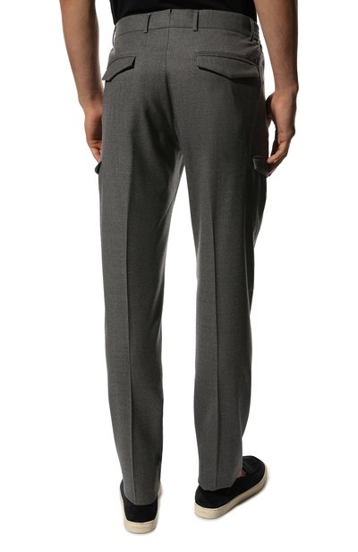 Шерстяные брюки-карго STEFANO RICCI, арт. M1T2300080/W610, фото 4