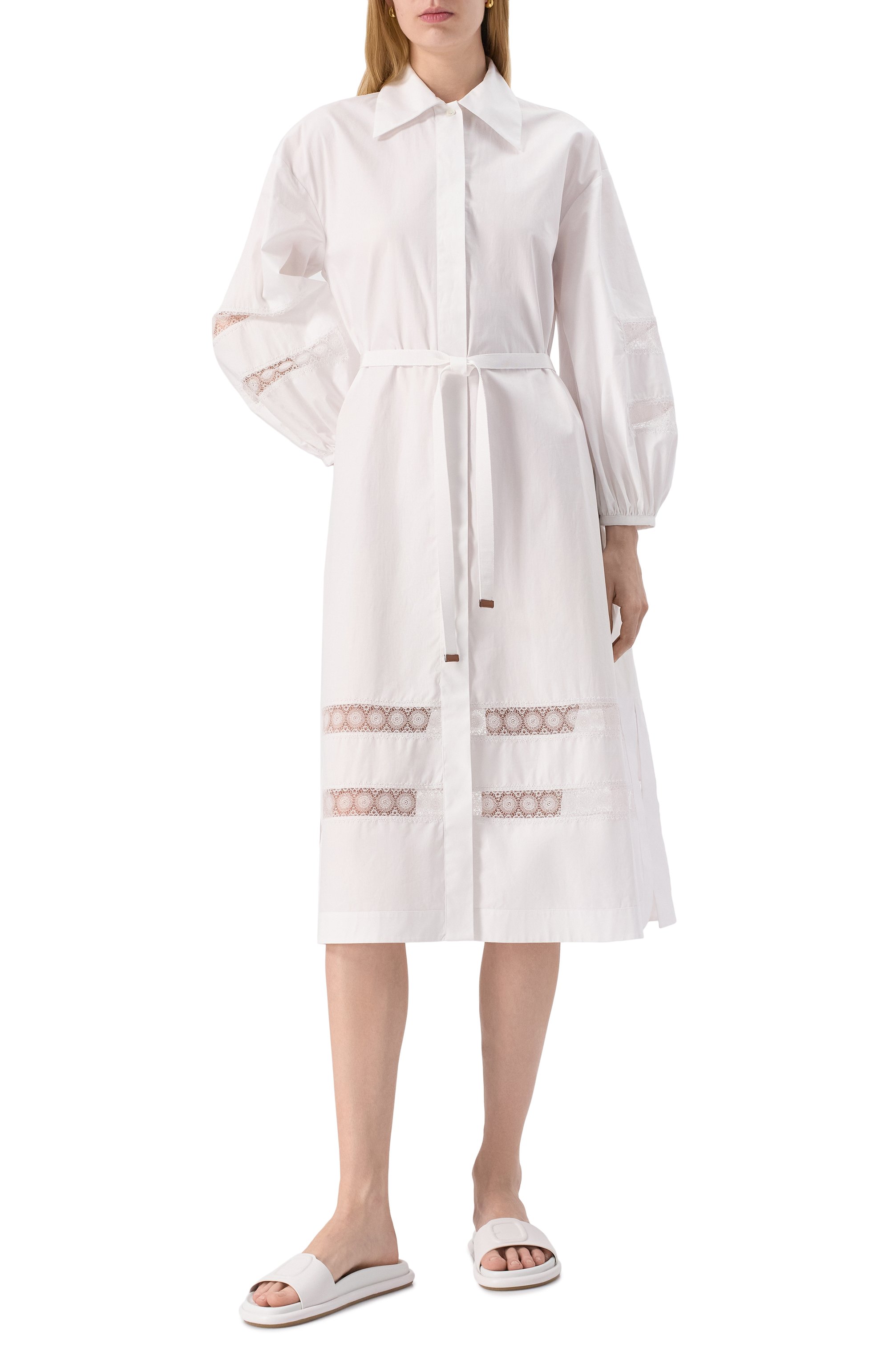 Хлопковое платье LORENA ANTONIAZZI, арт. E2544AB23A/4222, фото 3