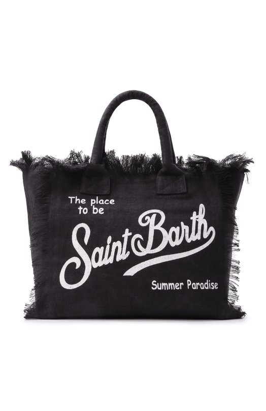 Сумка-тоут Vanity Linen MC2 Saint Barth STBA VANITY LINEN/02489H Чёрный  STBA VANITY LINEN/02489H Фото 6