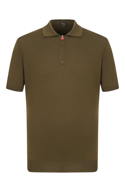 Мужская хлопковое поло KITON, арт. UMKX33Z