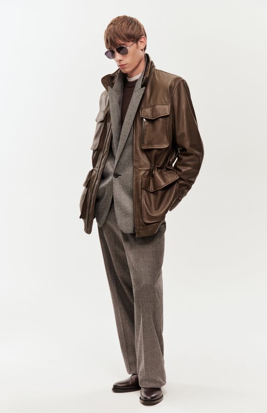 Футболка из хлопка и кашемира Kiton UMK073405 Белый  UMK073405 Фото 6