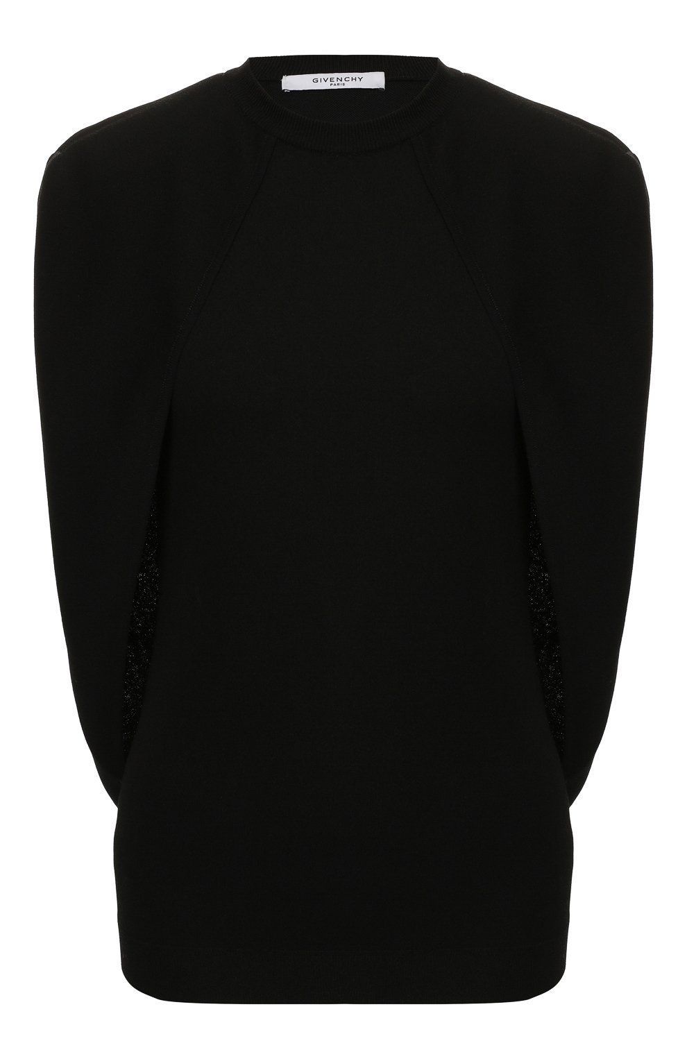 Пуловер из вискозы GIVENCHY черного цвета по цене 76950 руб., арт. BW906J4Z4D, фото 1 Пуловер из вискозы GIVENCHY, арт. BW906J4Z4D, фото 1
