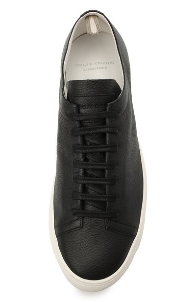 Кожаные кеды OFFICINE CREATIVE черного цвета по цене 41500 руб., арт. LEGGERA/014/DEER, фото 5 Кожаные кеды OFFICINE CREATIVE, арт. LEGGERA/014/DEER, фото 5