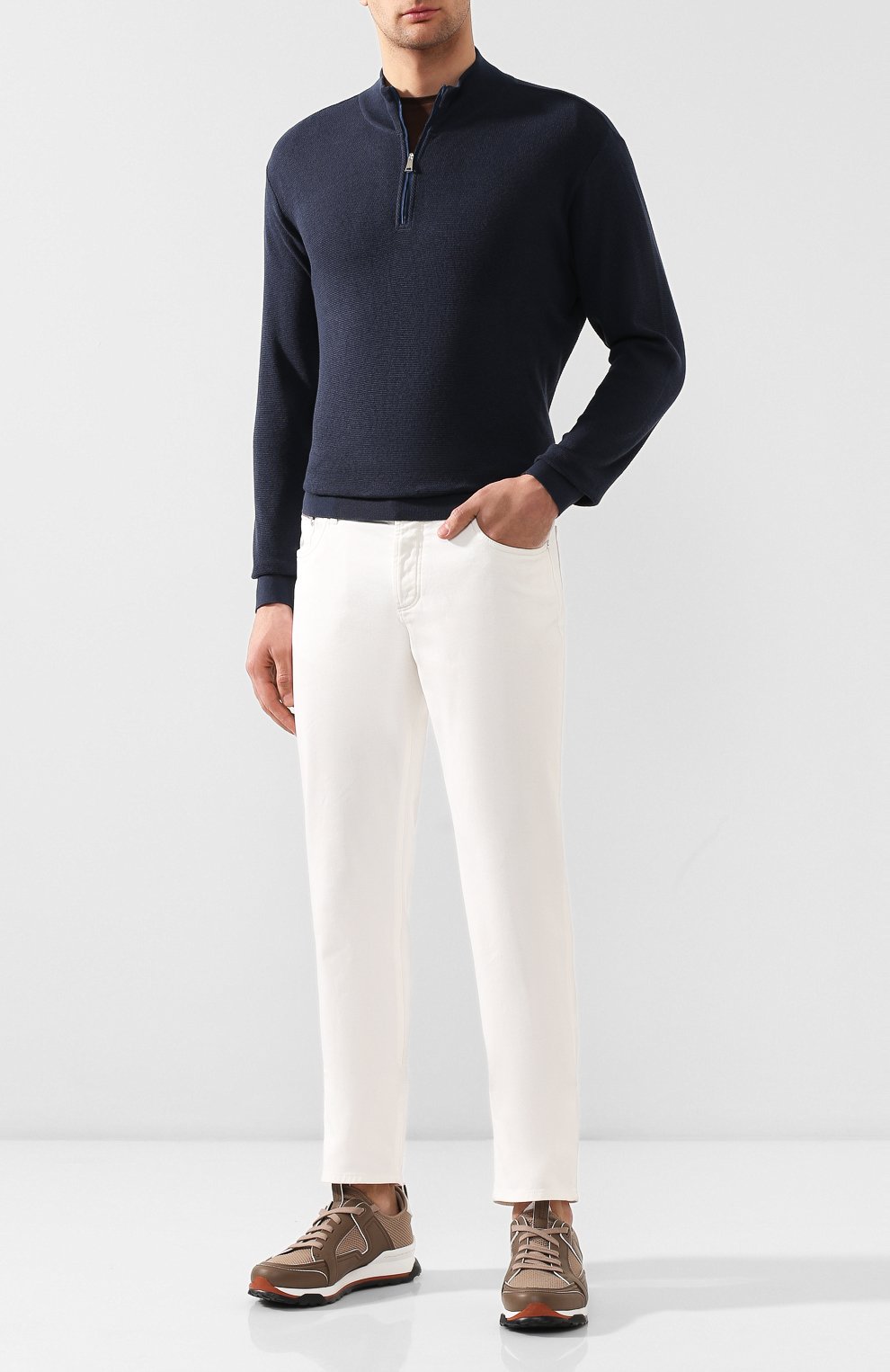 Джемпер из смеси шелка и хлопка PAUL&SHARK, арт. P20P1612, фото 2