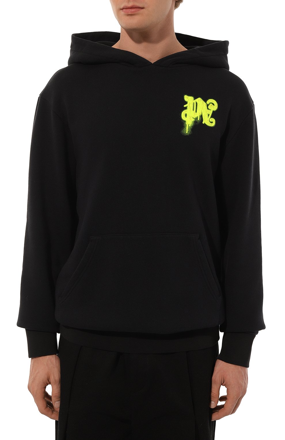 Хлопковое худи PALM ANGELS, арт. PMBB117F24FLE001, фото 3