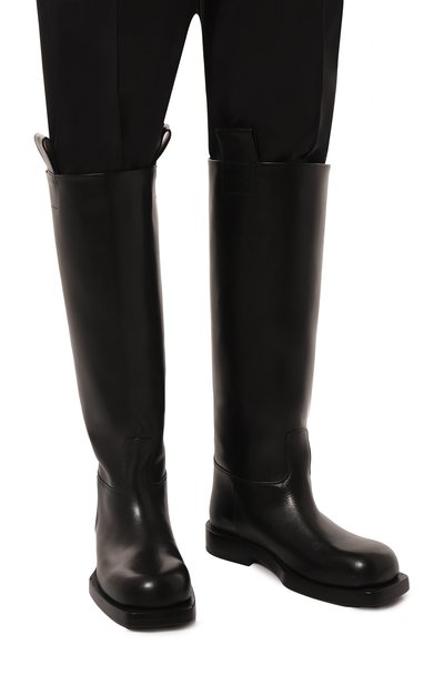 Кожаные сапоги MATTIA CAPEZZANI черного цвета по цене 93150 руб., арт. M2431/VITELL0, фото 3 Кожаные сапоги MATTIA CAPEZZANI, арт. M2431/VITELL0, фото 3