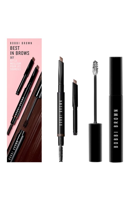 фото Набор для макияжа бровей best in brows set, оттенок mahogany (31,5g) bobbi brown