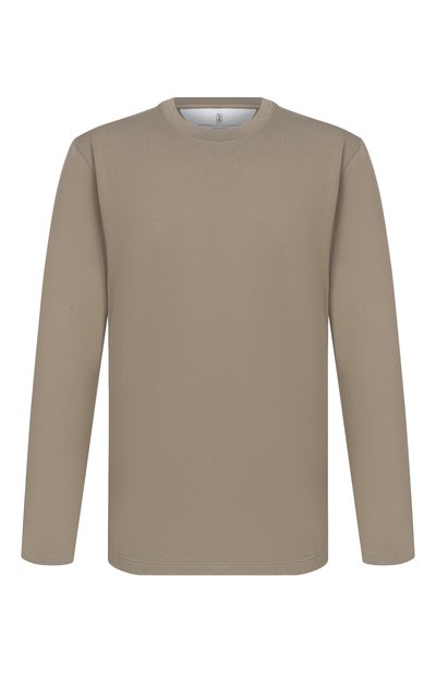 Хлопковый лонгслив BRUNELLO CUCINELLI, арт. M0B137407, фото 1