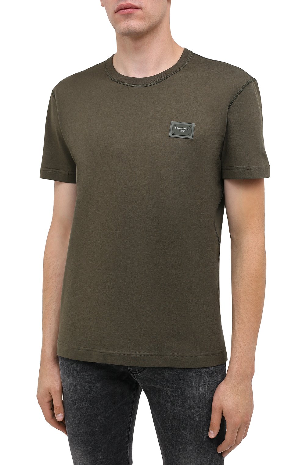 Хлопковая футболка DOLCE & GABBANA, арт. G8KJ9T/FU7EQ, фото 3