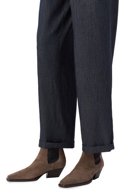 Замшевые ботильоны BRUNELLO CUCINELLI, арт. MZSFC3080P, фото 3