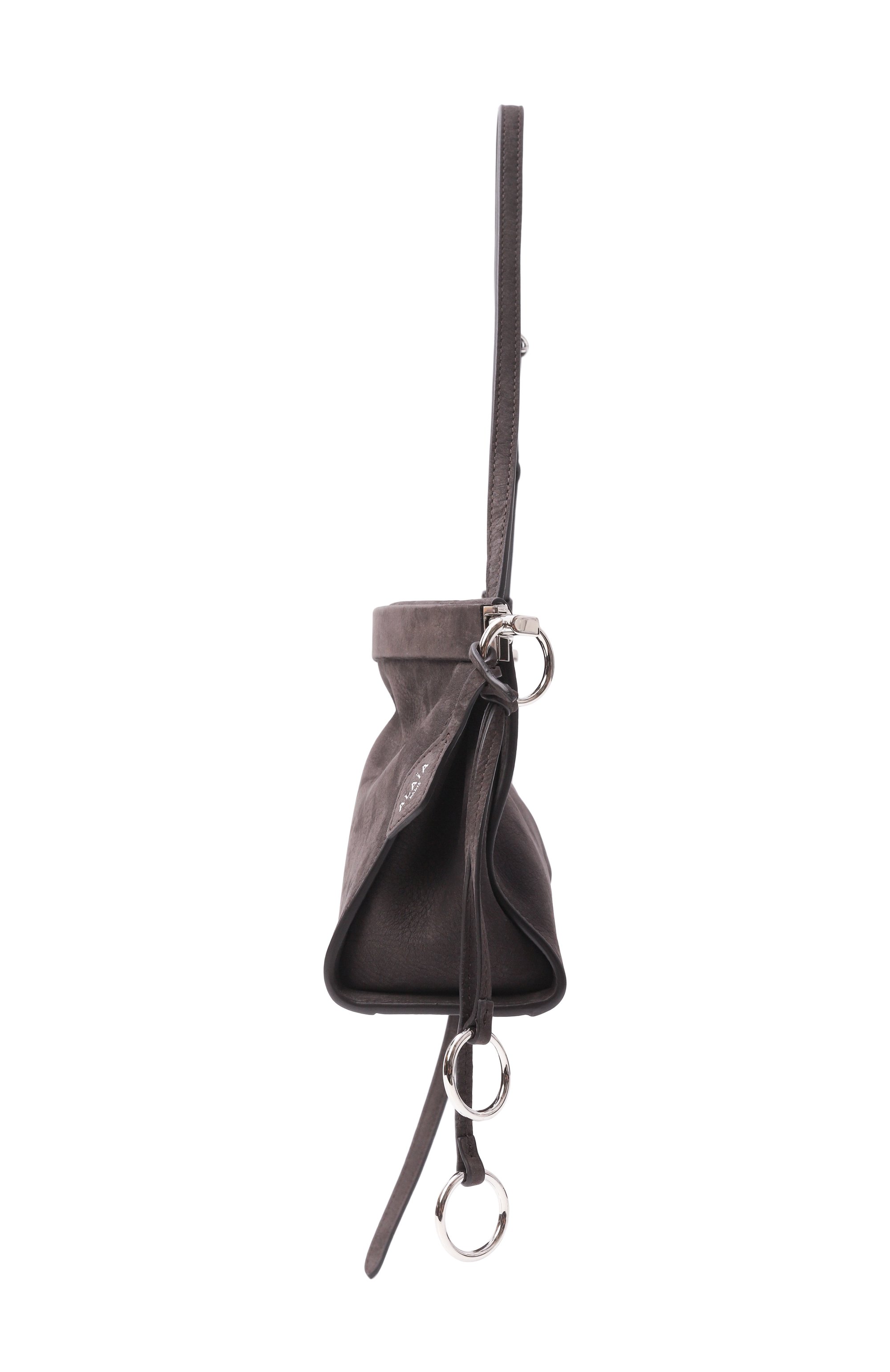 Сумка le click east-west medium ALAIA темно-серого цвета по цене 288000 руб., арт. AA1S01430CA214, фото 4 Сумка le click east-west medium ALAIA, арт. AA1S01430CA214, фото 4