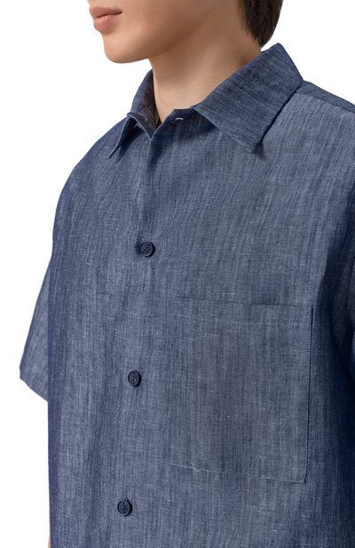 Рубашка изо льна и хлопка HEVO, арт. N0V0LIC/L740, фото 5