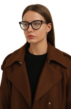 Женские оправа GUCCI черного цвета, арт. GG1179 005 | Фото 2 (Материал: Пластик; Тип очков: Оправа; Нос: Не проставлено; Региональные ограничения белый список (Axapta Mercury): Не проставлено; Оптика Гендер: оптика-женское; Очки форма: Cat-eye)