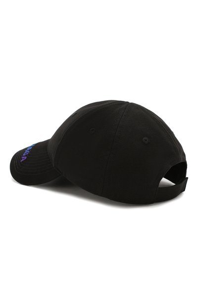 Хлопковая бейсболка BALENCIAGA черного цвета по цене 27550 руб., арт. 564206/310B2, фото 2 Хлопковая бейсболка BALENCIAGA, арт. 564206/310B2, фото 2