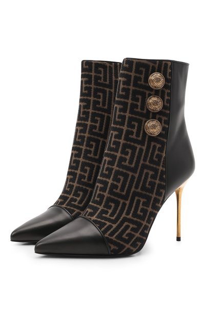 Комбинированные ботильоны BALMAIN, арт. WN0TA522/TJMP, фото 1