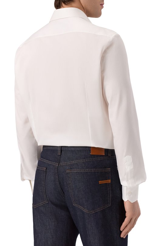 Хлопковая сорочка Stefano Ricci MC007132/R600 Белый  MC007132/R600 Фото 4